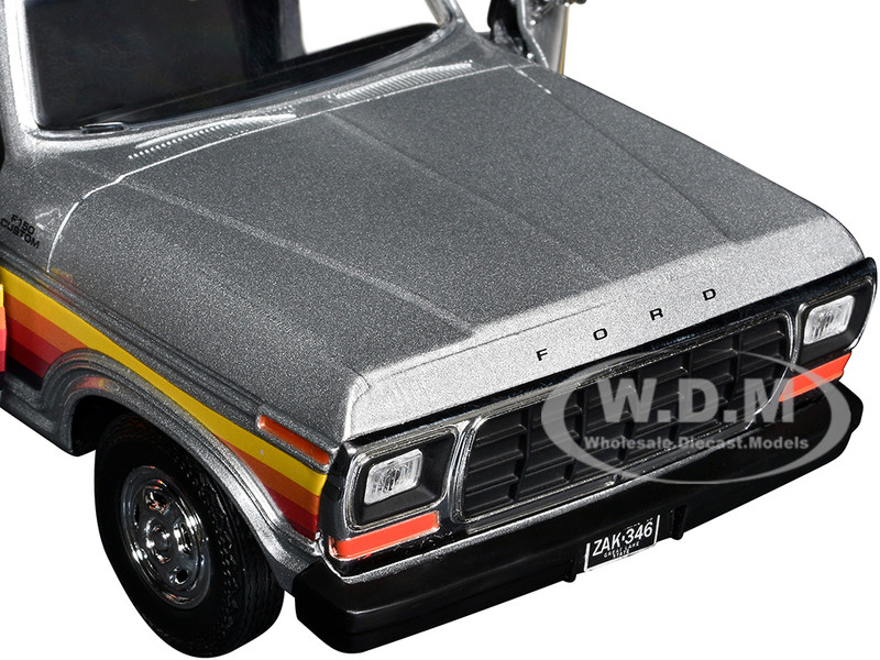 1979 Ford F-150 Custom Pickup Truck Silver Metallic with