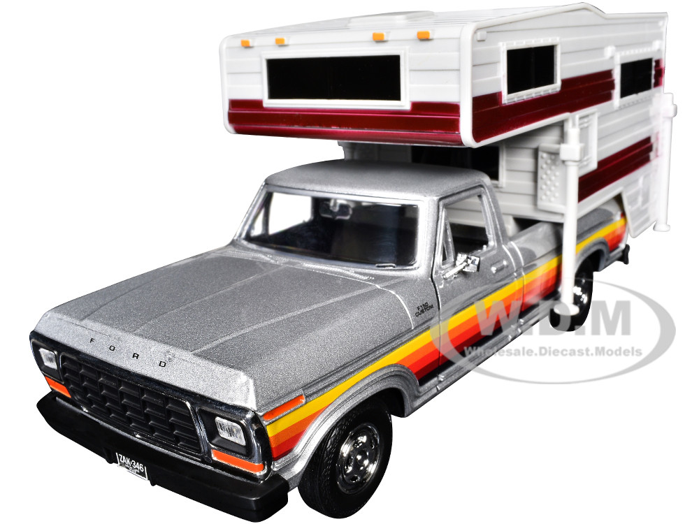 1979 Ford F-150 Custom Pickup Truck Silver Metallic with