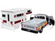 1979 Ford F 150 Custom Pickup Truck Silver Metallic with Side Stripes with Camper Shell American Classics Series 1/24 Diecast Model Car Motormax 75330-79346SIL