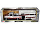 1966 Chevrolet C10 Fleetside Pickup Truck Silver Metallic with Brown Sides with Camper Shell American Classics Series 1/24 Diecast Model Car Motormax 75330-73355SIL
