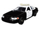 Ford Crown Victoria Police Interceptor Black and White 1/43 Diecast Model Car Motormax 74207BW