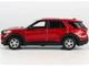 2023 Ford Explorer Red Metallic Timeless Legends Series 1/43 Diecast Model Car Motormax 79703R