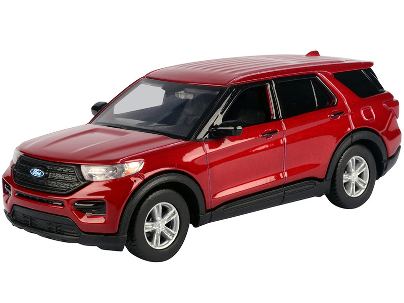 2023 Ford Explorer Red Metallic Timeless Legends Series 1/43 Diecast Model Car Motormax 79703R