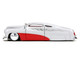 1951 Mercury Silver Metallic and Red with Flame Graphics and Red Interior Bigtime Muscle Series 1/24 Diecast Model Car Jada 35206