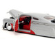 1951 Mercury Silver Metallic and Red with Flame Graphics and Red Interior Bigtime Muscle Series 1/24 Diecast Model Car Jada 35206