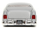 1951 Mercury Silver Metallic and Red with Flame Graphics and Red Interior Bigtime Muscle Series 1/24 Diecast Model Car Jada 35206