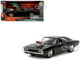 1970 Dodge Charger Black with Race Interior Fast & Furious Movie 1/24 Diecast Model Car Jada 35421