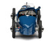 1928 Amilcar C6 Racer #15 Blue Limited Edition to 125 pieces Worldwide 1/43 Model Car Esval Models EMEU43018A