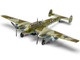 Level 2 Model Kit Messerschmitt Bf110E E 2 TROP Fighter Aircraft with 2 Scheme Options 1/72 Plastic Model Kit Airfix A03081A
