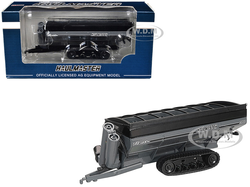 Elmer's Haulmaster 2000 Grain Cart with Tracks Gray 1/64 Diecast Model SpecCast ELM001