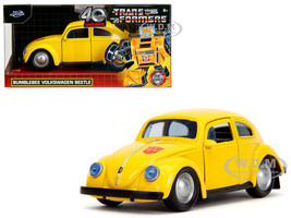 Volkswagen Beetle Bumblebee Yellow Transformers Hollywood Rides Series 1/32 Diecast Model Car Jada 35595