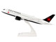 Boeing 787 8 Dreamliner Commercial Aircraft Air Canada C GHPQ White with Black Tail Snap Fit 1/200 Plastic Model Skymarks SKR970