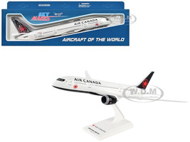 Boeing 787 8 Dreamliner Commercial Aircraft Air Canada C GHPQ White with Black Tail Snap Fit 1/200 Plastic Model Skymarks SKR970