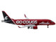 Embraer ERJ 175 Commercial Aircraft Alaska Airlines Horizon Washington State Cougars N661QX Red with Gray Tail 1/400 Diecast Model Airplane GeminiJets GJ2250
