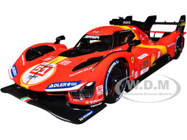 Ferrari 499P #51 James Calado Antonio Giovinazzi Alessandro Pier Guidi Ferrari AF Corse Winner 24 Hours of Le Mans 2023 Racing Series 1/24 Diecast Model Car Bburago 26309r