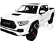 2023 Toyota Tacoma TRD PRO Pickup Truck White with Sunroof Special Edition Series 1/27 Diecast Model Car Maisto 32910WH