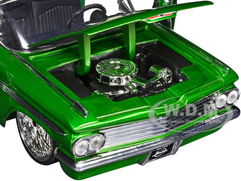 1959 Chevrolet Impala Lowrider Green Metallic with Cream Top and