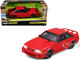 1993 Ford Mustang SVT Cobra Red Classic Muscle Maisto Design Series 1/24 Diecast Model Car Maisto 32549R