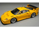 Ferrari F40 LM Modena Yellow with Enkei Silver Wheels Press Version 1996 Mythos Series Limited Edition to 95 pieces Worldwide 1/18 Model Car Tecnomodel TM18-286H