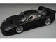 Ferrari F40 LM Matt Black with Enkei Silver Wheels Press Version 1996 Mythos Series Limited Edition to 75 pieces Worldwide 1/18 Model Car Tecnomodel TM18-286I