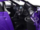 2022 Nissan Skyline GT R R35 Liberty Walk Body Kit 2 0 RHD Right Hand Drive Purple Metallic with Black Top and Carbon Hood Purplezilla 1/18 Diecast Model Car Solido S1805812