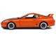 1993 Toyota Supra MK4 A80 RHD Right Hand Drive Orange Metallic with Black Hood 1/18 Diecast Model Car Solido S1807605