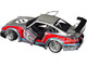 2020 RWB Bodykit #11 Martini Kamiwaza Racing Silver Metallic with Graphics 1/18 Diecast Model Car Solido S1808502
