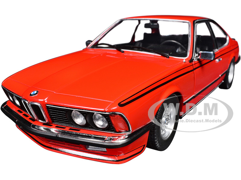 1984 BMW 635 CSI E24 Henna Red 1/18 Diecast Model Car Solido S1810301