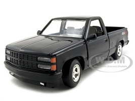 1992 Chevrolet Pickup SS 454 Black 1/24 Diecast Car Model Motormax 73203