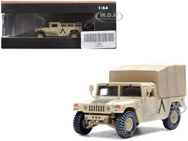 M998 HMMWV 1st Battalion 37th Armored Regiment 3rd Combat Brigade 1st Armored Division, Gulf War Iraq 1991 United States Army Military Miniature Series 1/64 Diecast Model Panzerkampf 12502AA