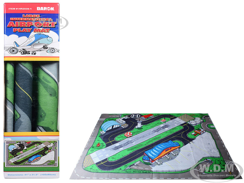Large International Airport Felt Play Mat Model Daron HR2039-1