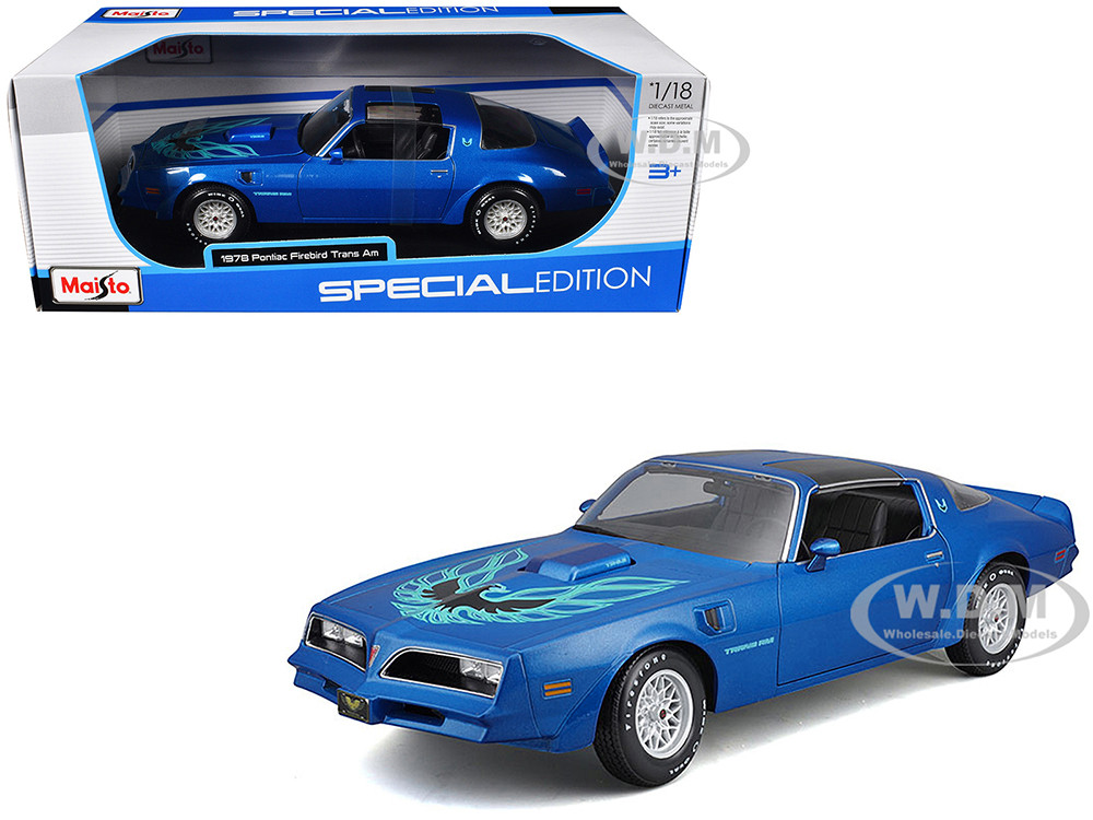 No82 ミニカー1/18 PONTIAC FIREBIRD TRANS AM 31464BL-L__19098.1721836542.