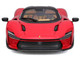 Ferrari Daytona SP3 Red with Black Top Signature Series 1/18 Diecast Model Car Bburago 16912RD
