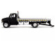 International DuraStar 4400 Flatbed Tow Truck Matt Black 1/24 Diecast Model Car Jada 35851