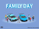 Family Day 6 piece Diecast Figure Set Limited Edition for 1/64 Scale Models American Diorama AD-2410MJ