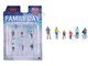 Family Day 6 piece Diecast Figure Set Limited Edition for 1/64 Scale Models American Diorama AD-2410MJ