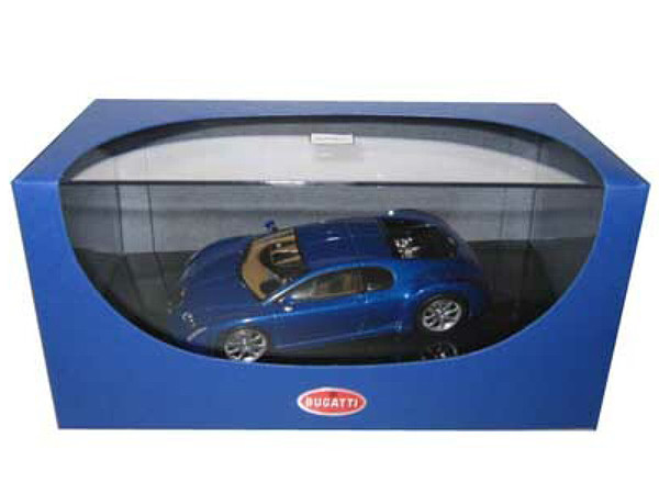 Autoart BUGATTI EB 18.3 CHIRON 1/43 希少品！ Bugatti Chiron EB 18.3 Blue 1/43 Diecast Model Car by