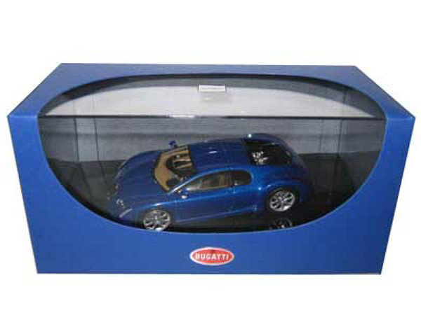 Bugatti Chiron EB 18.3 Blue 1/43 Diecast Model Car Autoart 50911