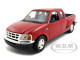  Ford F-150 Pickup Truck Flareside Supercab Red 1/24 Diecast Model Car Motormax 73284