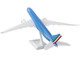 Airbus A350 900 Commercial Aircraft ITA Airways Blue with Striped Tail Snap Fit 1/200 Plastic Model Skymarks SKR1149