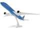 Airbus A350 900 Commercial Aircraft ITA Airways Blue with Striped Tail Snap Fit 1/200 Plastic Model Skymarks SKR1149