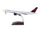 Boeing 757-200 Commercial Aircraft Delta Air Lines N683DA White with Red and Blue Tail Gemini 200 Series 1/200 Diecast Model Airplane GeminiJets G2DAL1307