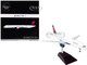 Boeing 757-200 Commercial Aircraft Delta Air Lines N683DA White with Red and Blue Tail Gemini 200 Series 1/200 Diecast Model Airplane GeminiJets G2DAL1307