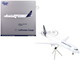 Airbus A321P2F Commercial Aircraft Lufthansa Cargo D AEUC White with Blue Tail Gemini 200 Series 1/200 Diecast Model Airplane GeminiJets G2DLH1152