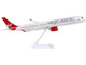Airbus A350 1000 Commercial Aircraft Virgin Atlantic G VLUX White with Red Tail Snap Fit 1/250 Plastic Model Skymarks SKP4791
