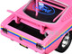 1966 Ford Mustang Fastback 2+2 Pink with Blue and Yellow Stripes "Pro Street" Limited Edition to 6250 pieces Worldwide 1/24 Diecast Model Car by M2 Machines