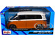 2023 Volkswagen ID Buzz Van Orange and White Special Edition Series 1/24 Diecast Model Car Maisto 32914OR