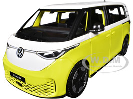 2023 Volkswagen ID Buzz Van Yellow and White Special Edition Series 1/24 Diecast Model Car Maisto 32914YL