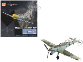 Messerschmitt BF 109E 4 Fighter Aircraft Franz von Werra II JG 3 1940 German Luftwaffe Air Power Series 1/48 Diecast Model Hobby Master HA8722