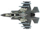 Lockheed Martin F 35B Lightning II Aircraft Beast Mode Black Death VMFA 542 MCAS Cherry Point 2023 United States Marine Corps Air Power Series 1/72 Diecast Model Hobby Master HA4622B